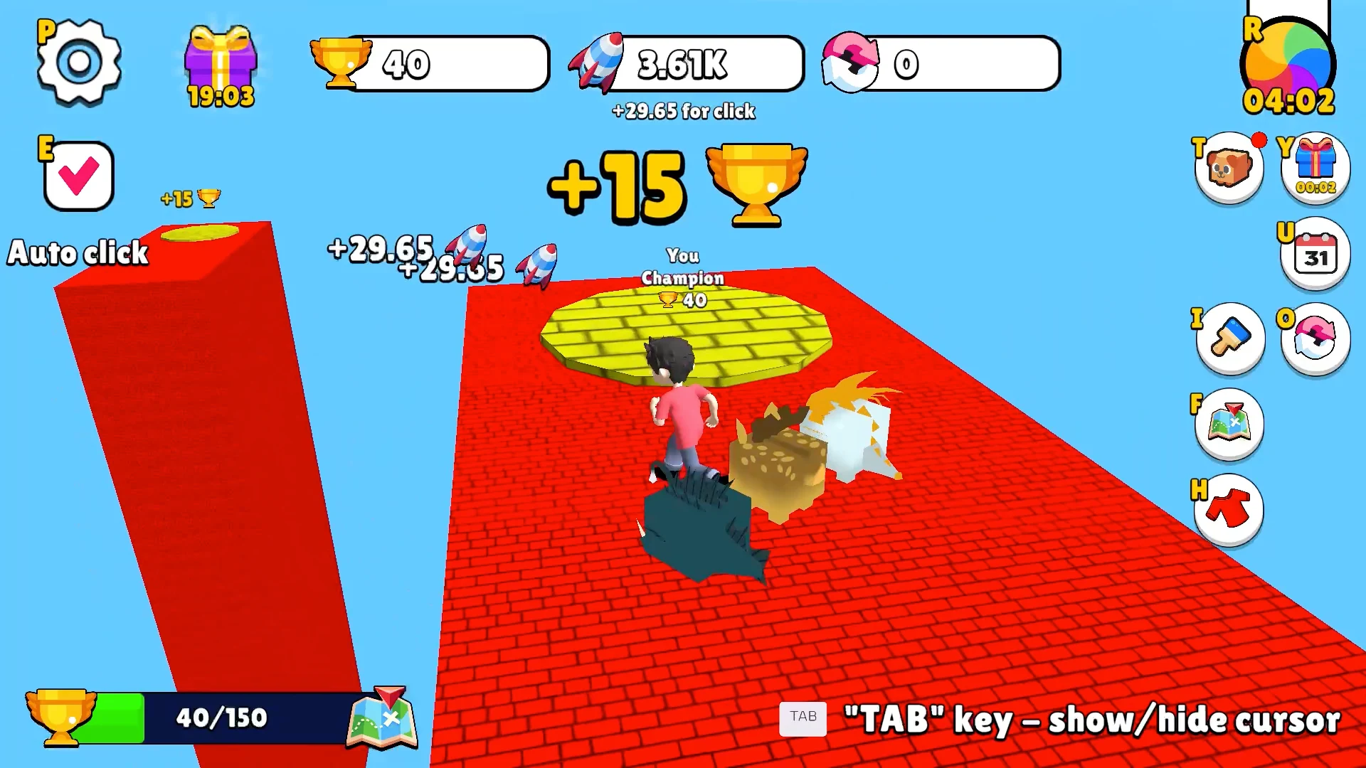 Obby: +1 Jump per Click screenshot